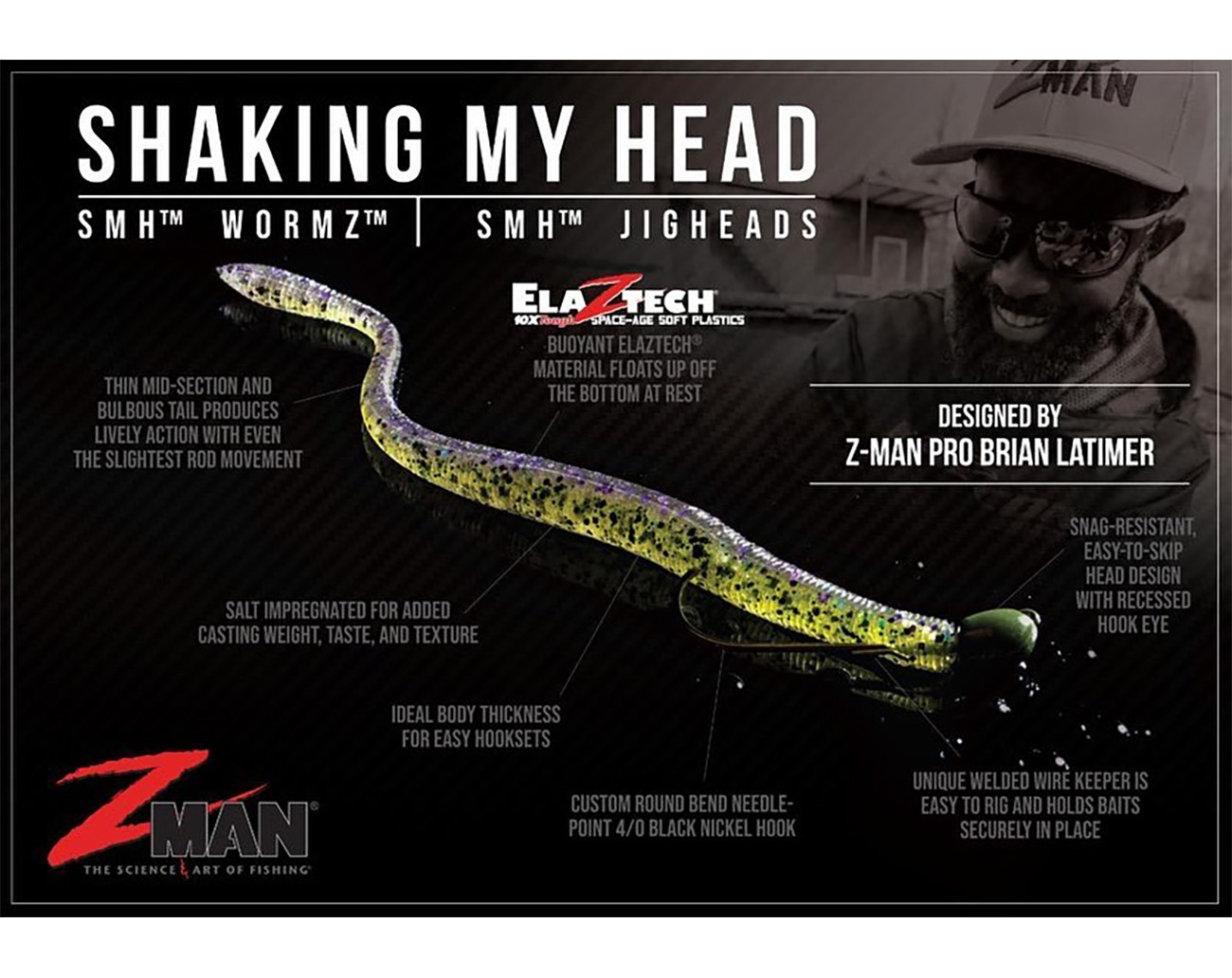 Z-Man SMG Shake my Head Jigheads